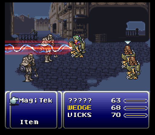 Final Fantasy VI : en combat Final Fantasy VI : en combat