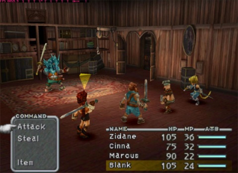Final Fantasy IX : en combat Final Fantasy IX : en combat